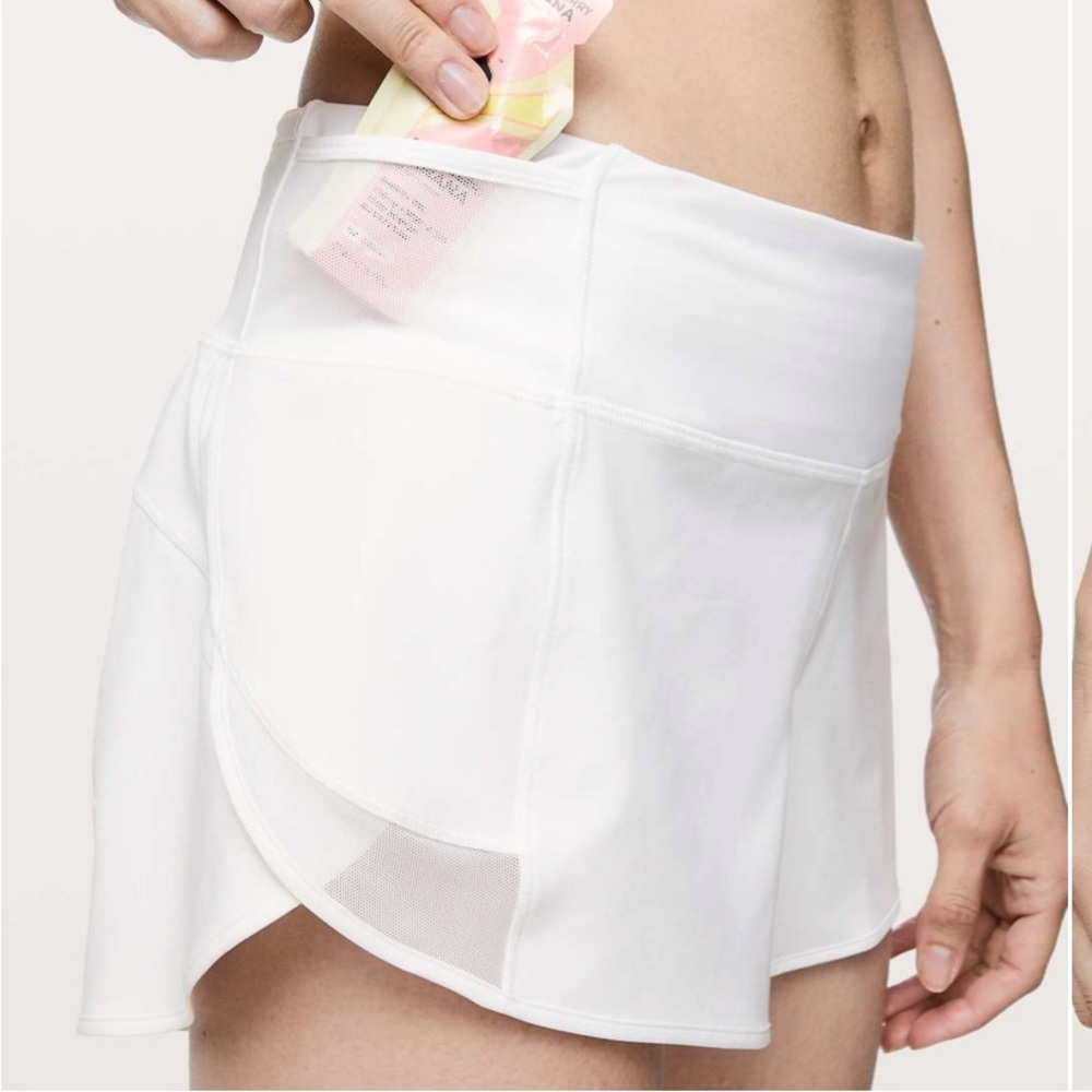 Lululemon Mesh Over Miles shorts excellent condition Size 6